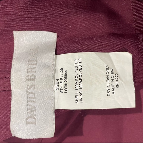 Davids bridal beautiful strapless gown - Picture 3 of 3